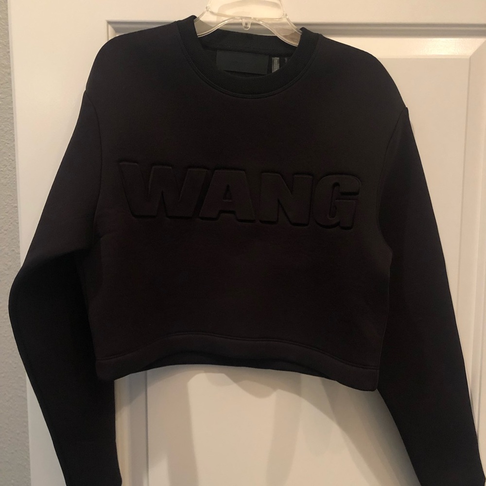 Alexander Wang x H&M scuba cropped sweatshirt